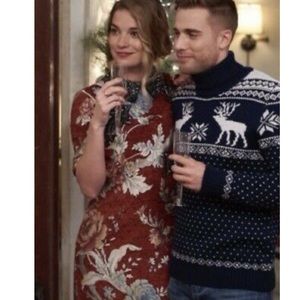 Zara | Jacquard Dress ASO Alexis Rose Schitts Creek